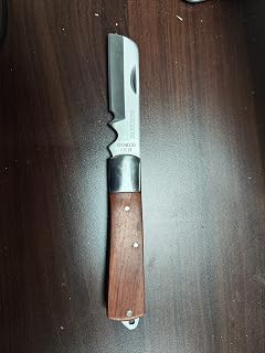 Pruning Knife,Grafting Knife, Stainless Steel Garden Budding Knife, Linsen-outdoors Folding Pocket Knife for Grafting Multi Cutting Tool, Weed Bushes Branches Mushroom Diggig Knife