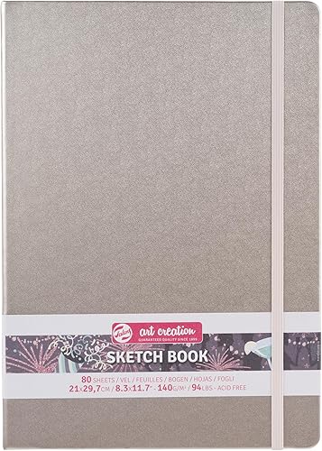 Talens Art Creation Cuaderno de bocetos 80 hojas, 8.3 in x 11.8 in, champán rosa