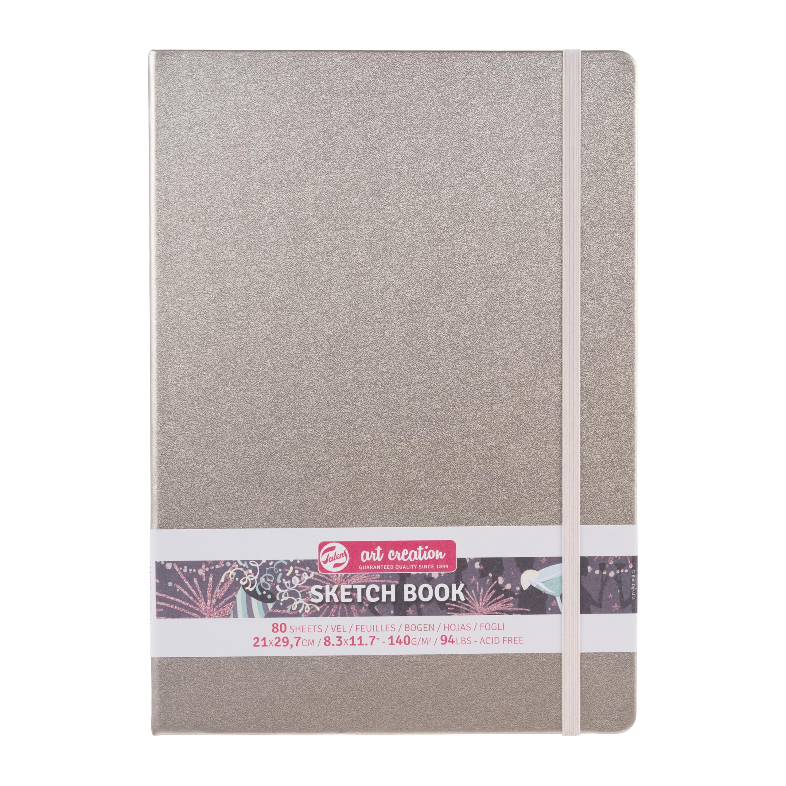 Talens Art Creation Sketchbook 80 Sheets, 21 cm x 30 cm, Pink Champagne