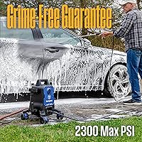 Vista 2 de Westinghouse ePX3100 Lavadora eléctrica a presión, 2300 Max PSI 1.76 Max GPM con tecnología antigoteo, tanque de jabón a bordo, varilla de acero