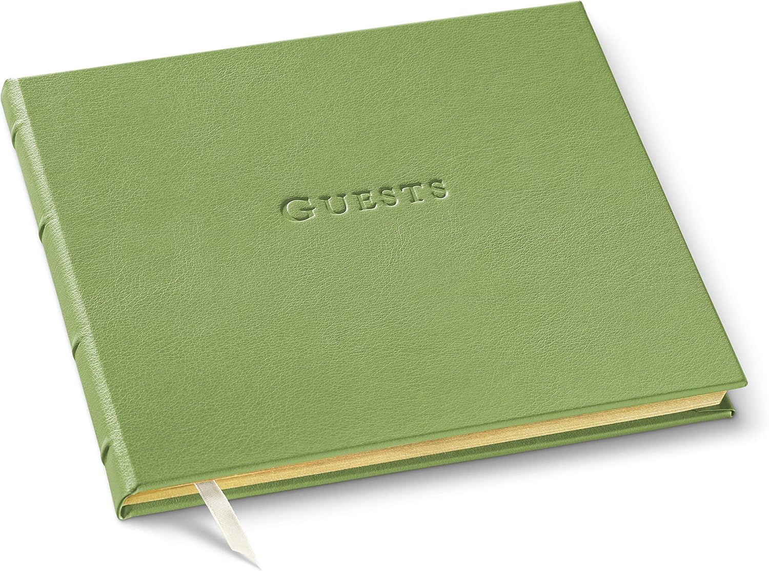 Gallery Leather Guest Book Camden Kiwi "7x9" Home & Kitchen