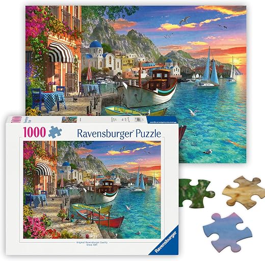 Ravensburger Grandiose Greece 1000 Piece Jigsaw Puzzle for Adults - 12000470 - Handcrafted Tooling, Made in Germany, Every...