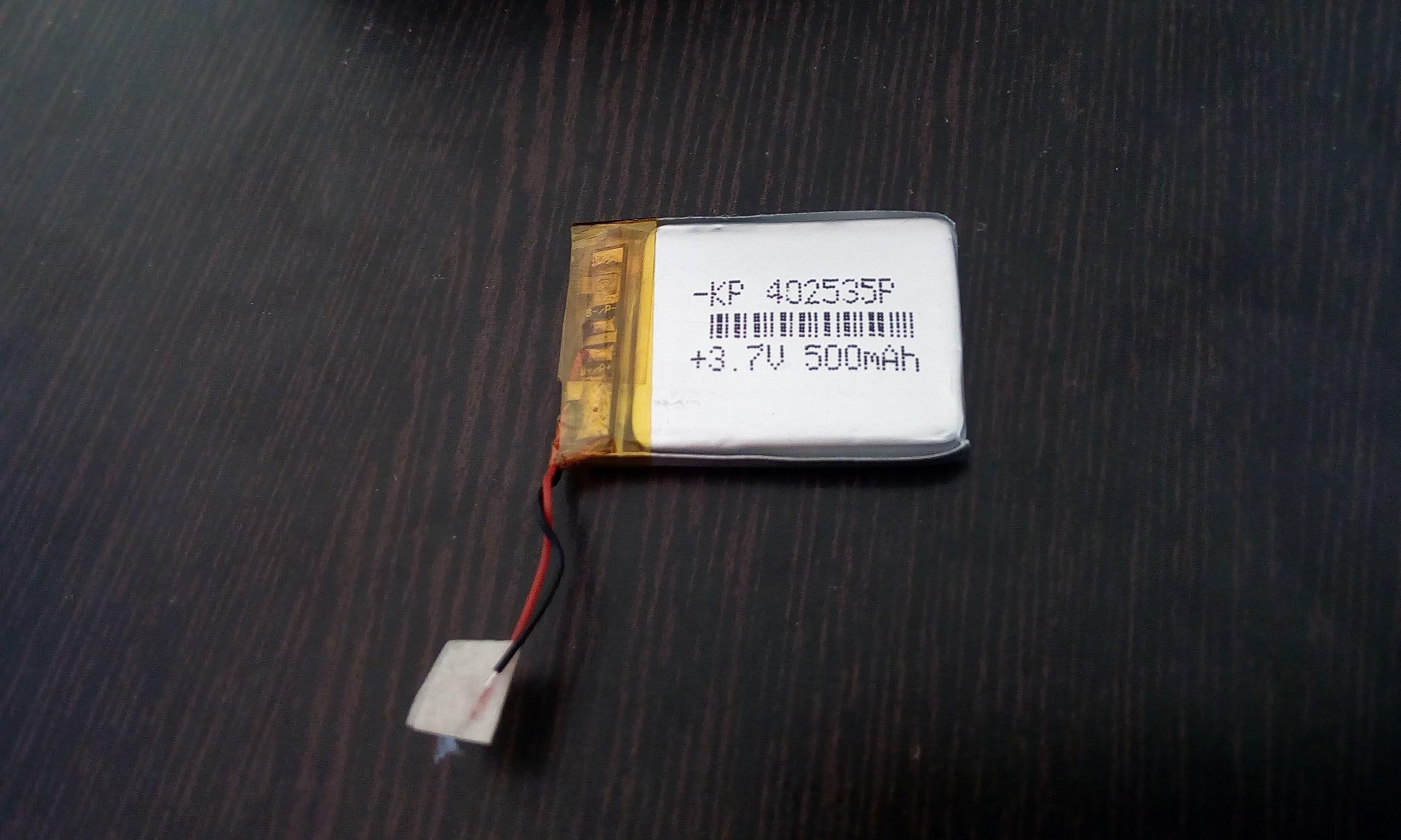 Lipo Battery 3.7V 500mAh