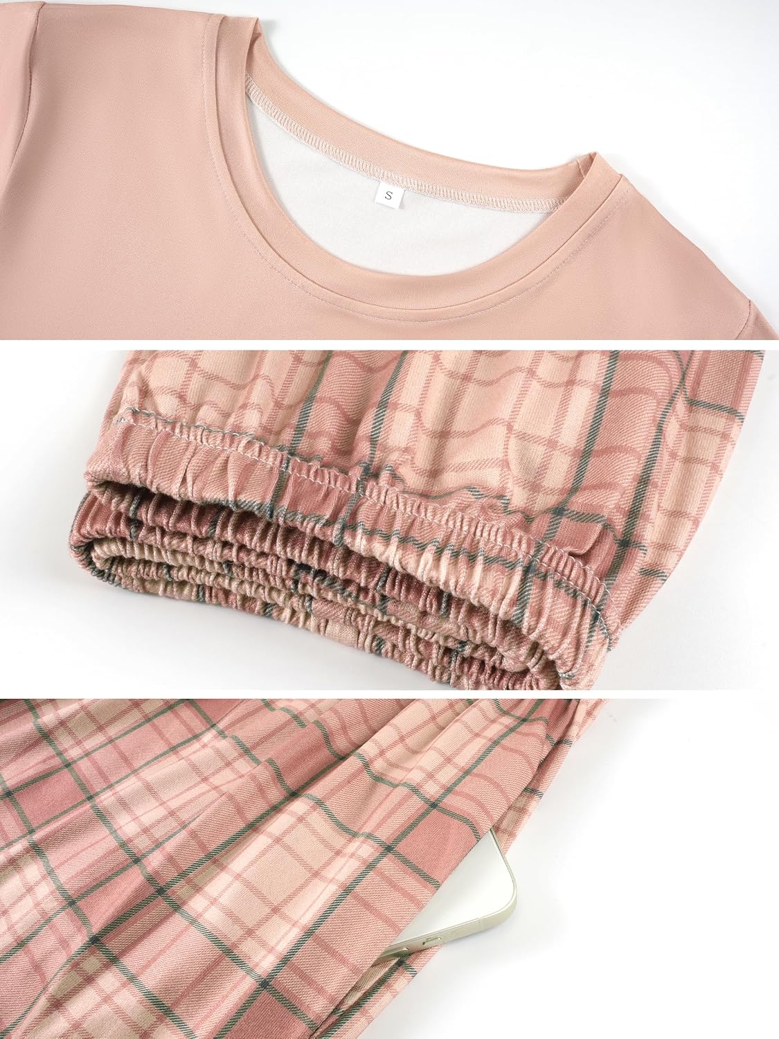 Women's Pajama Set Long Sleeve Sleepwear 2 Piece Loungewear with Long Pants Soft Nightwear PJs for Relaxing and Sleep image 4
