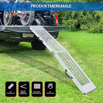 Heavy Duty Steel Loading Ramp - Pack of 2