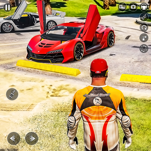 Real Car Racing stunt 2025 - Open world Car driving game 3d