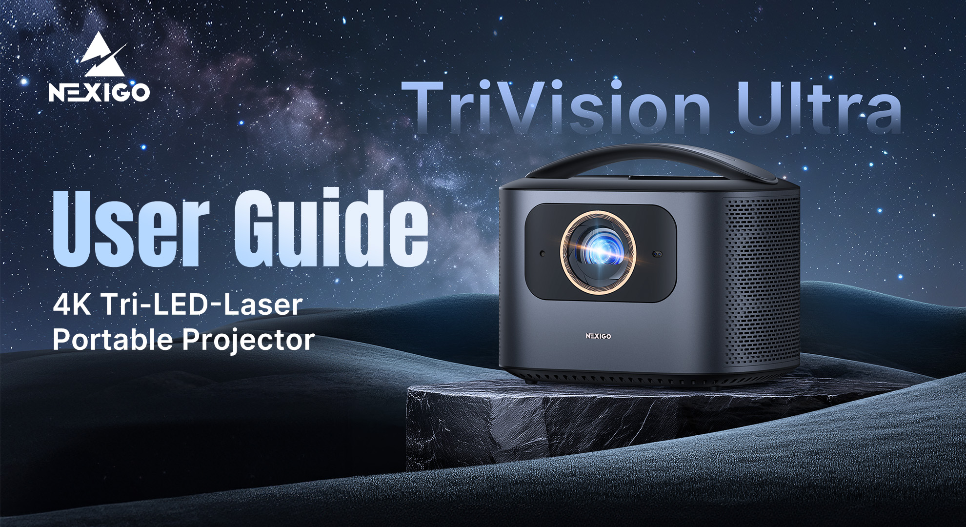 Amazon.com: NexiGo TriVision Ultra, 4K Tri-LED-Laser Portable