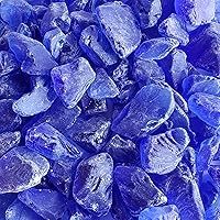 Vista 6 de Concha de vidrio transparente, concha de mar festoneada para decoración del hogar, manualidades, jarrón, relleno de grava para acuario