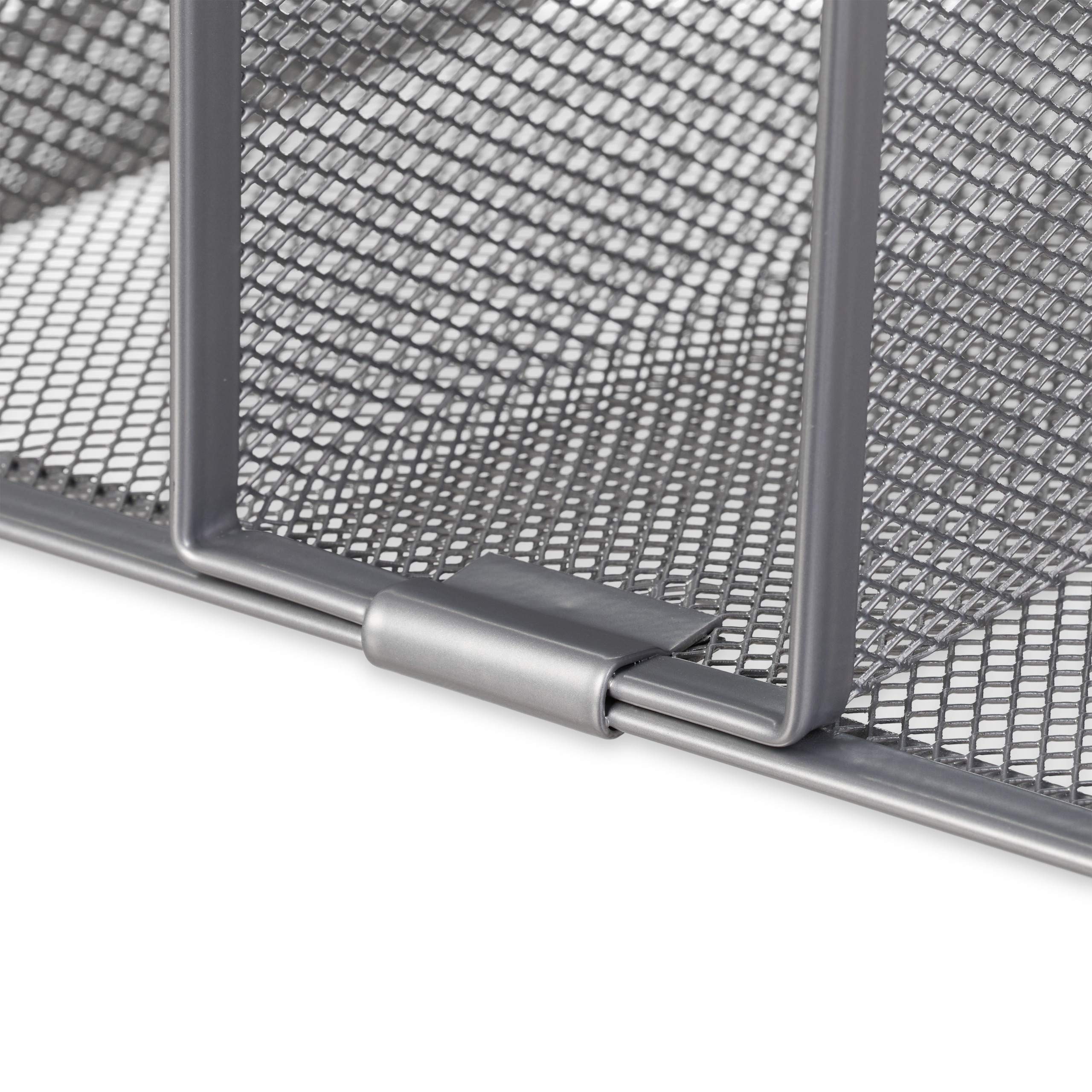 10028954_46 Rangement Pour Catalogue, Support à Magazines Sur Pieds En Mtal 5 Compartiments 18 5 X 20 5 X 37 5 Cm Noir Acier 1  3e7c3252 21f4 5c0a Bdf9 1dfda05a7cb1