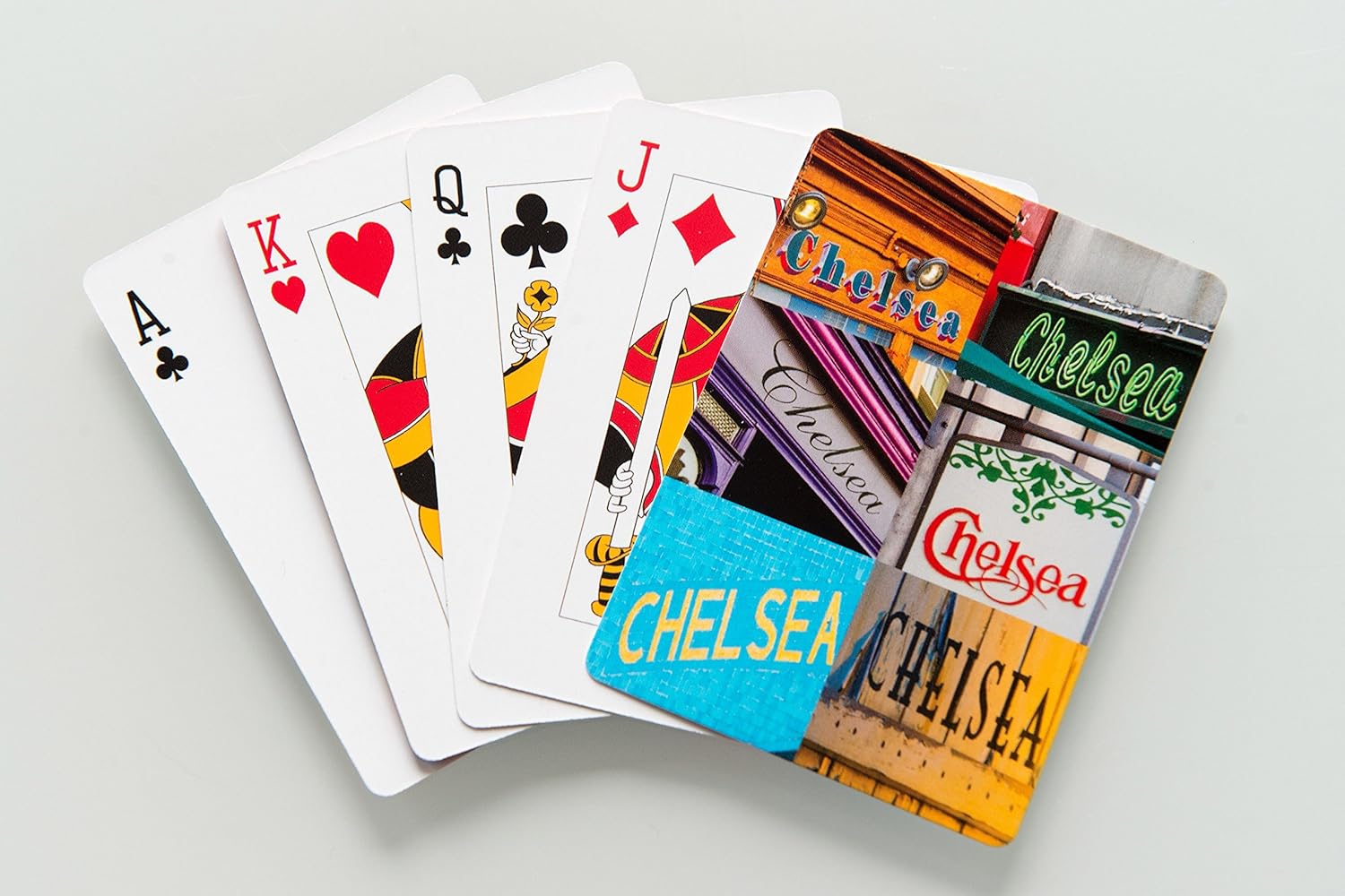 CHELSEA Personalized Playing Cards Using Photo of a Sign