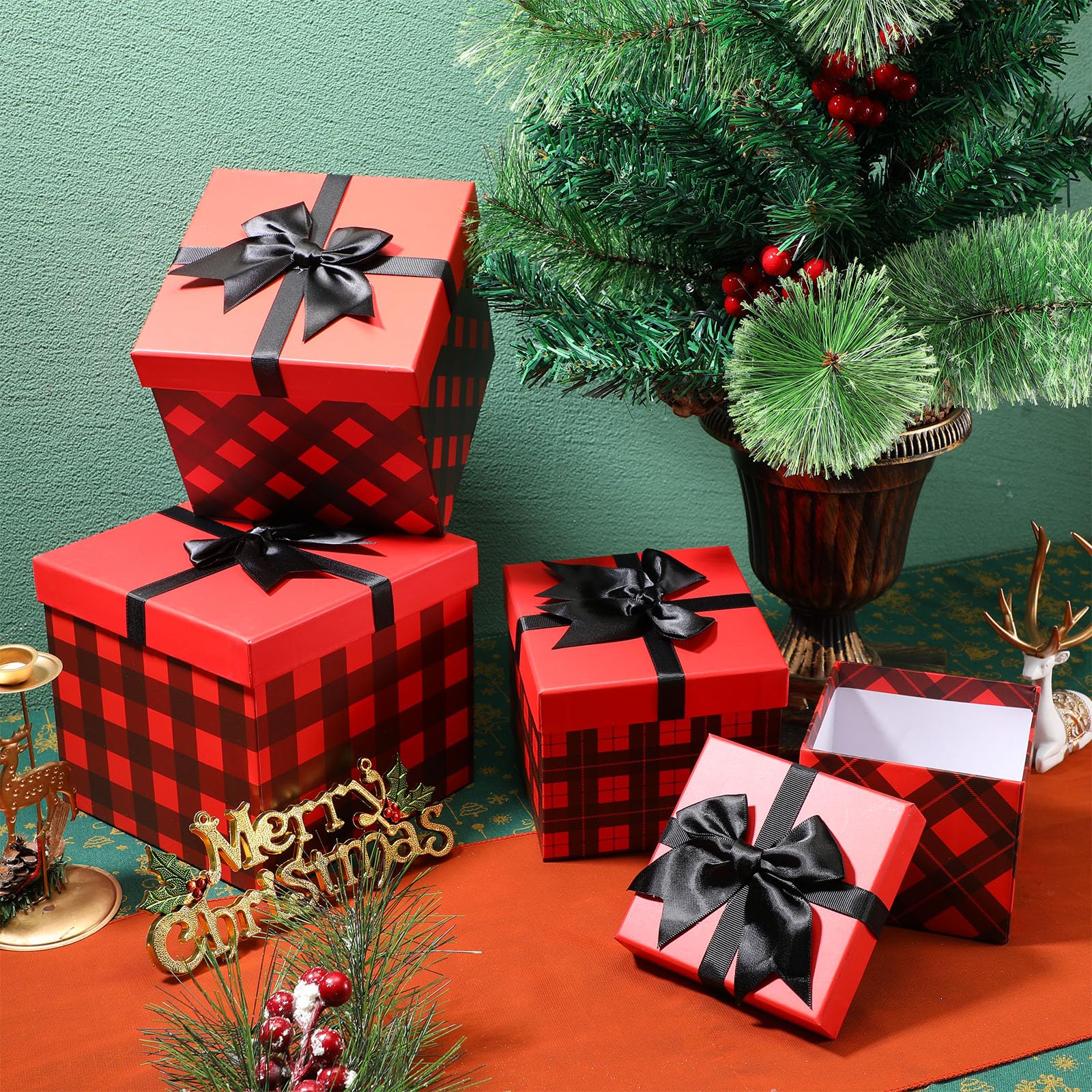 Amazon.co.jp: TaoBary クリスマス入れ子ギフトボックス クリスマス