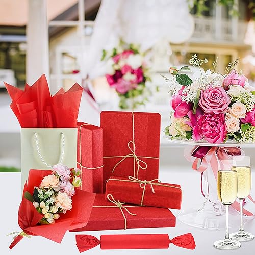 Miniatura 36 de NEBURORA Papel de seda kraft para bolsas de regalo, 60 hojas de papel de seda de regalo beige a granel de 14 x 20 pulgadas, papel de regalo marrón