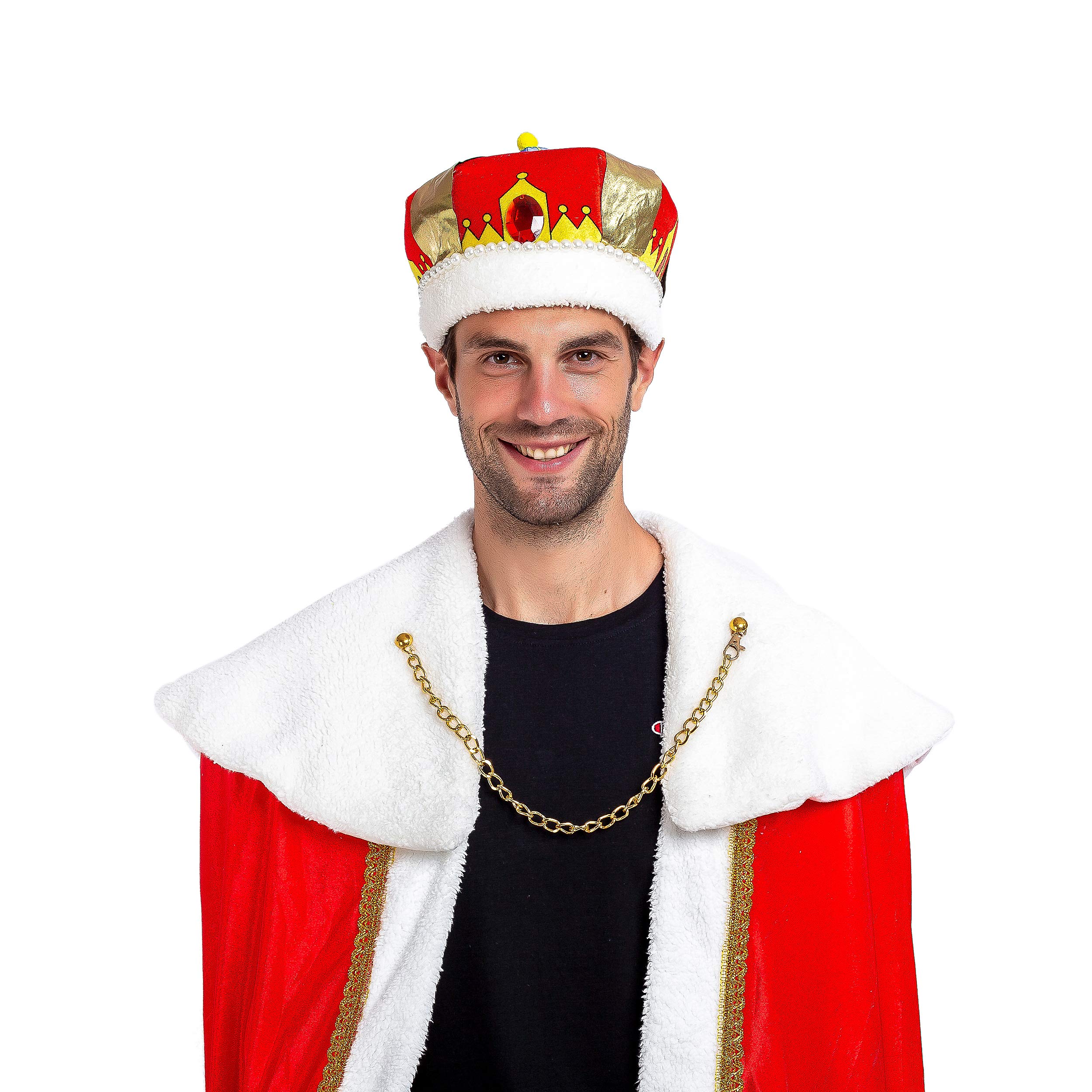 Buy Spooktacular Creations Regal King Royal Robe Halloween Costume Set