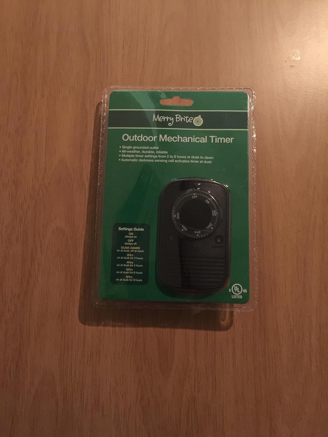 Temporizador mecánico para exteriores miniatura 1