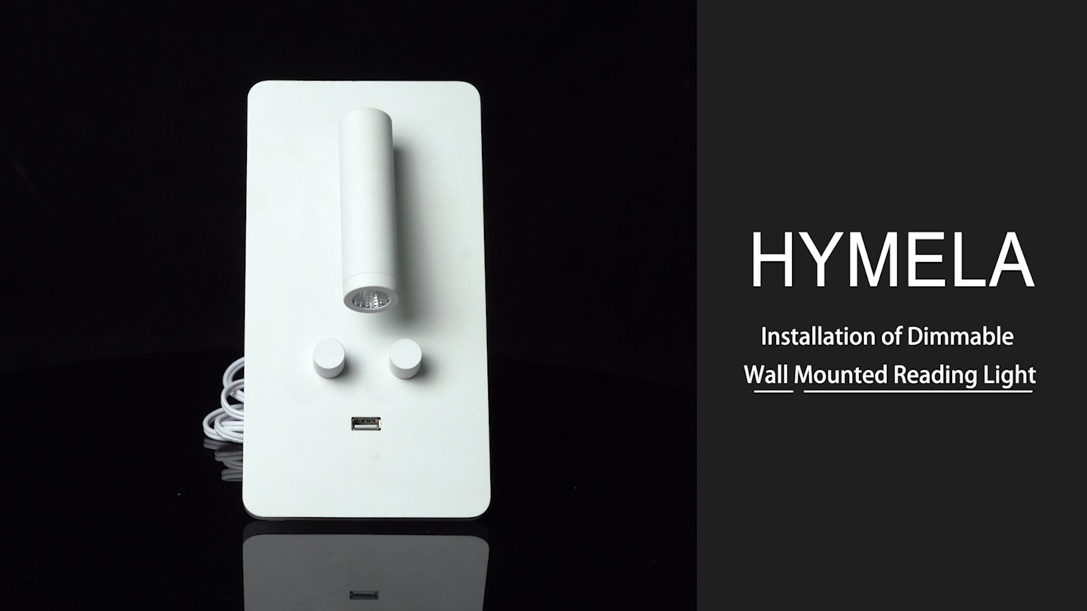HYMELA M04 Dimmable Wall Mounted Sconces Reading Light Bedside