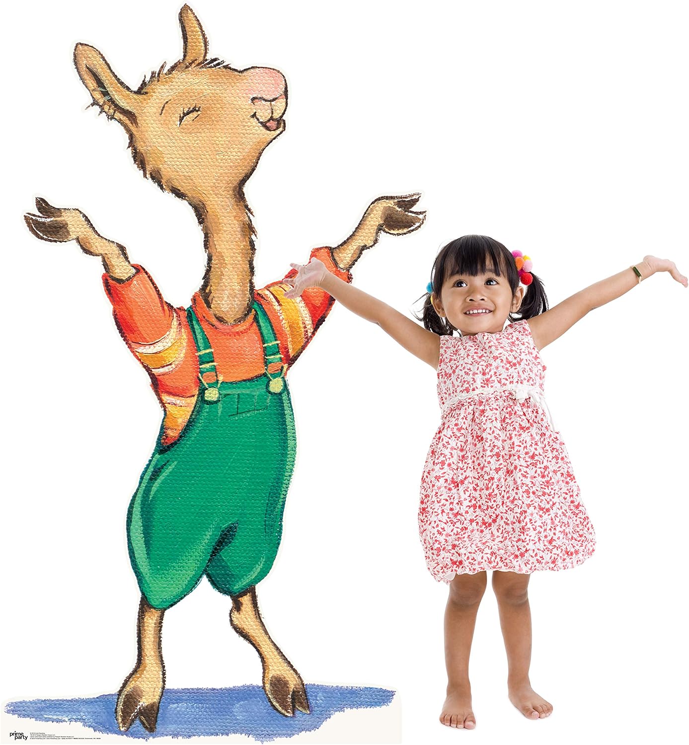 Llama Llama Lifesize PhotoOp Cutout: 60" Tall, 35" Wide. Perfect for Kid's Parties, Baby Showers, Book fairs. Fun and Unique Photo Opportunity. Cardboard, Easy to Assemble.