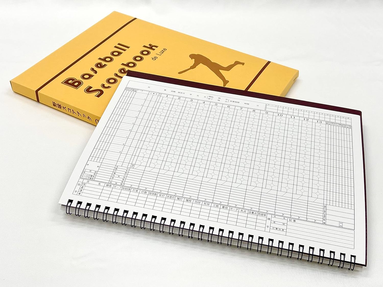 Baseball Scorebook (Deluxe) Ring Type