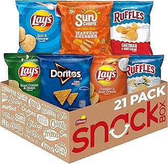 Frito-Lay Tangy Favorites Mix, Variety Pack of Chips (Pack of 21)