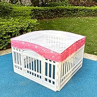 Vista 5 de Cubierta superior de malla para corralito para perros de 36 pulgadas con 4 paneles, [Nota: corralito no incluido] Cubierta de jaula para perros
