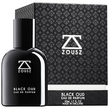ZOUSZ Black Oud Eau De Parfum - Luxury Oud Perfume for Men with Black Oud Wood Oil - Oud Fragrance with Sandalwood, Cedarwood & Patchouli Scent Gift for Men