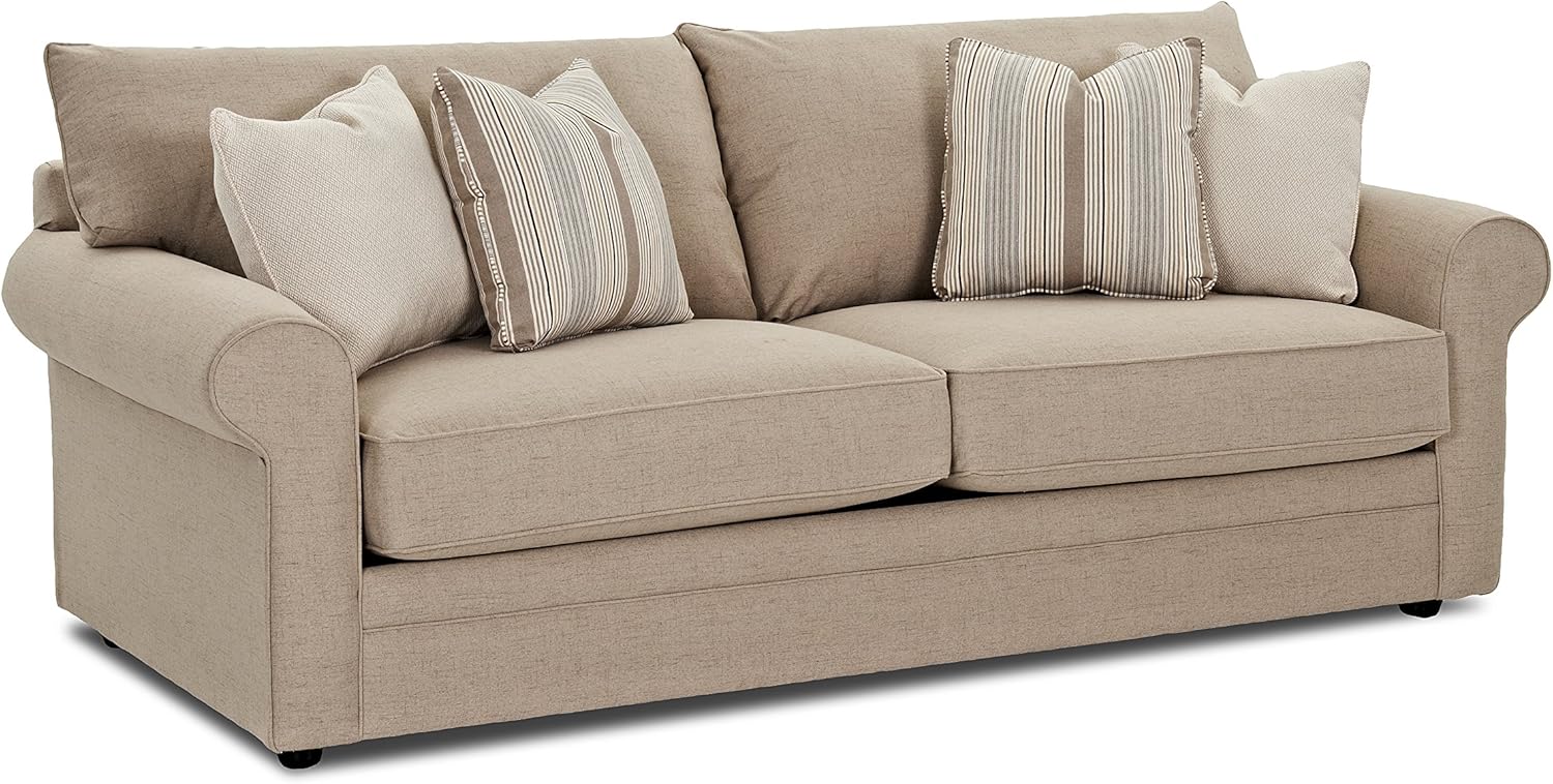 Klaussner Comfy Sofa, Hemp Home & Kitchen