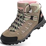 R CORD Hiking Boots Women Waterproof Non-Slip Womens Hiking Shoes Comfortable Outdoor Womens Hiking Boots Walking Boots Hiking Shoes Women