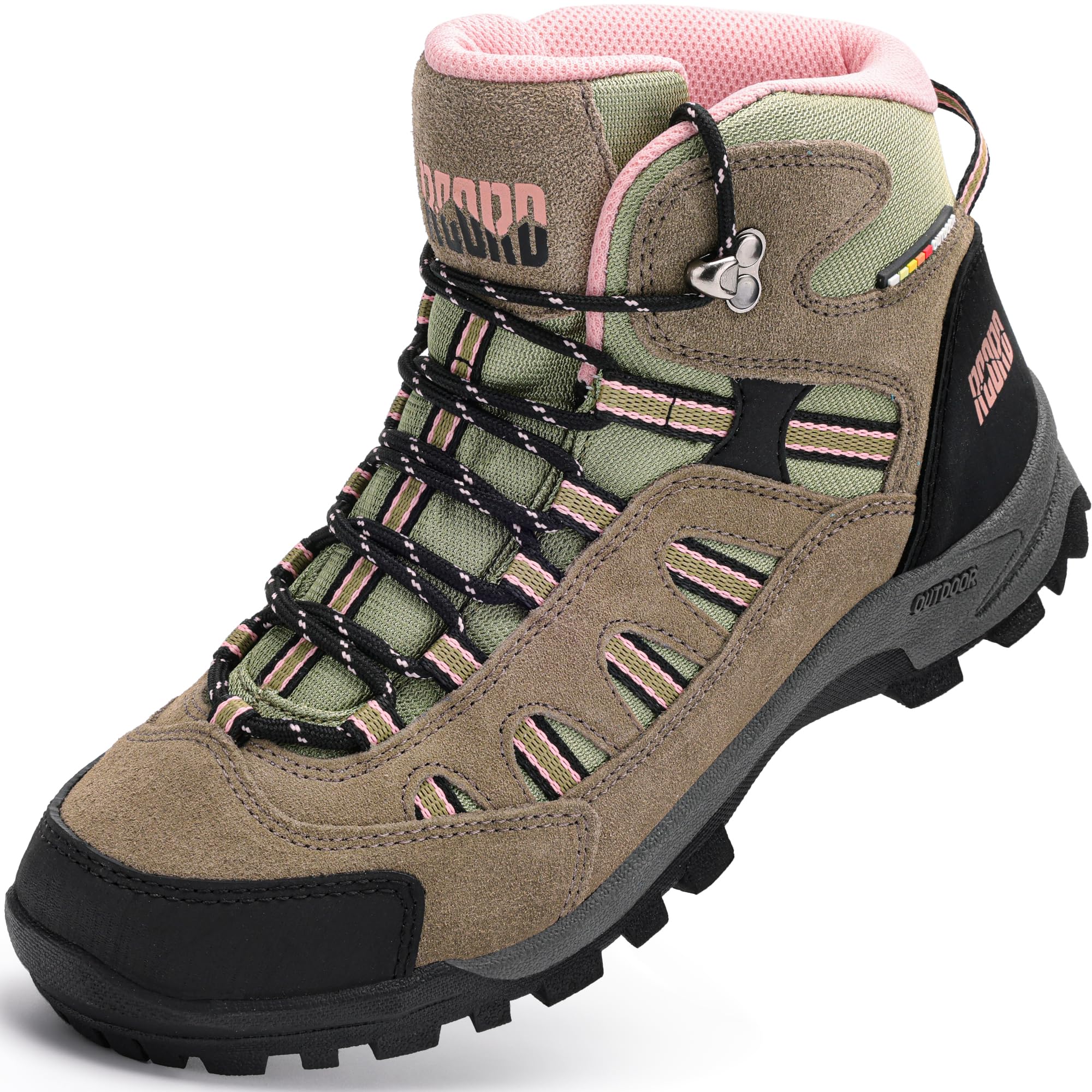 R CORD Hiking Boots Women Waterproof Non-Slip Womens Hiking Shoes Comfortable Outdoor Womens Hiking Boots Walking Boots Hiking