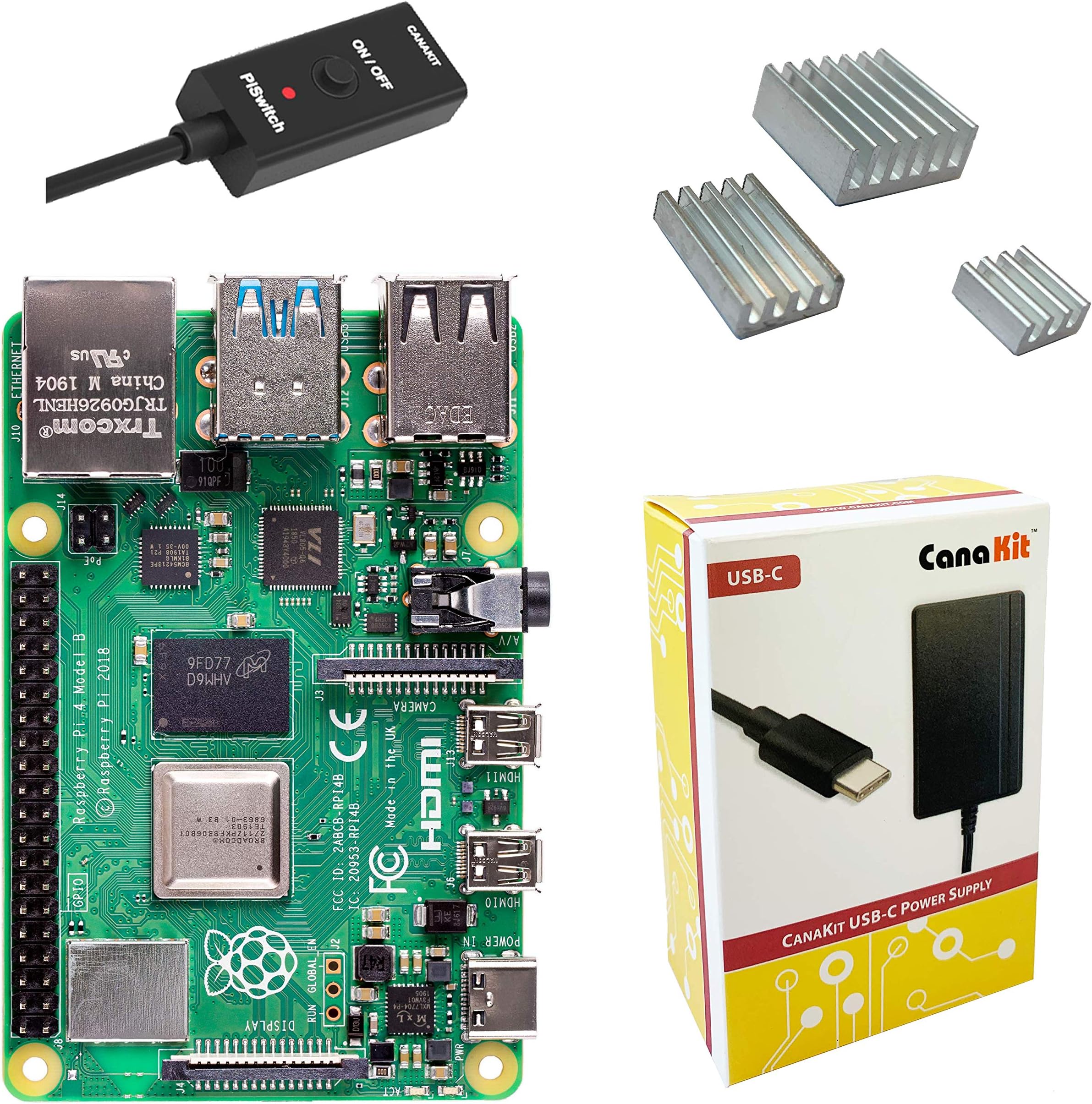 Raspberry Pi 4 Basic Kit (2GB RAM)