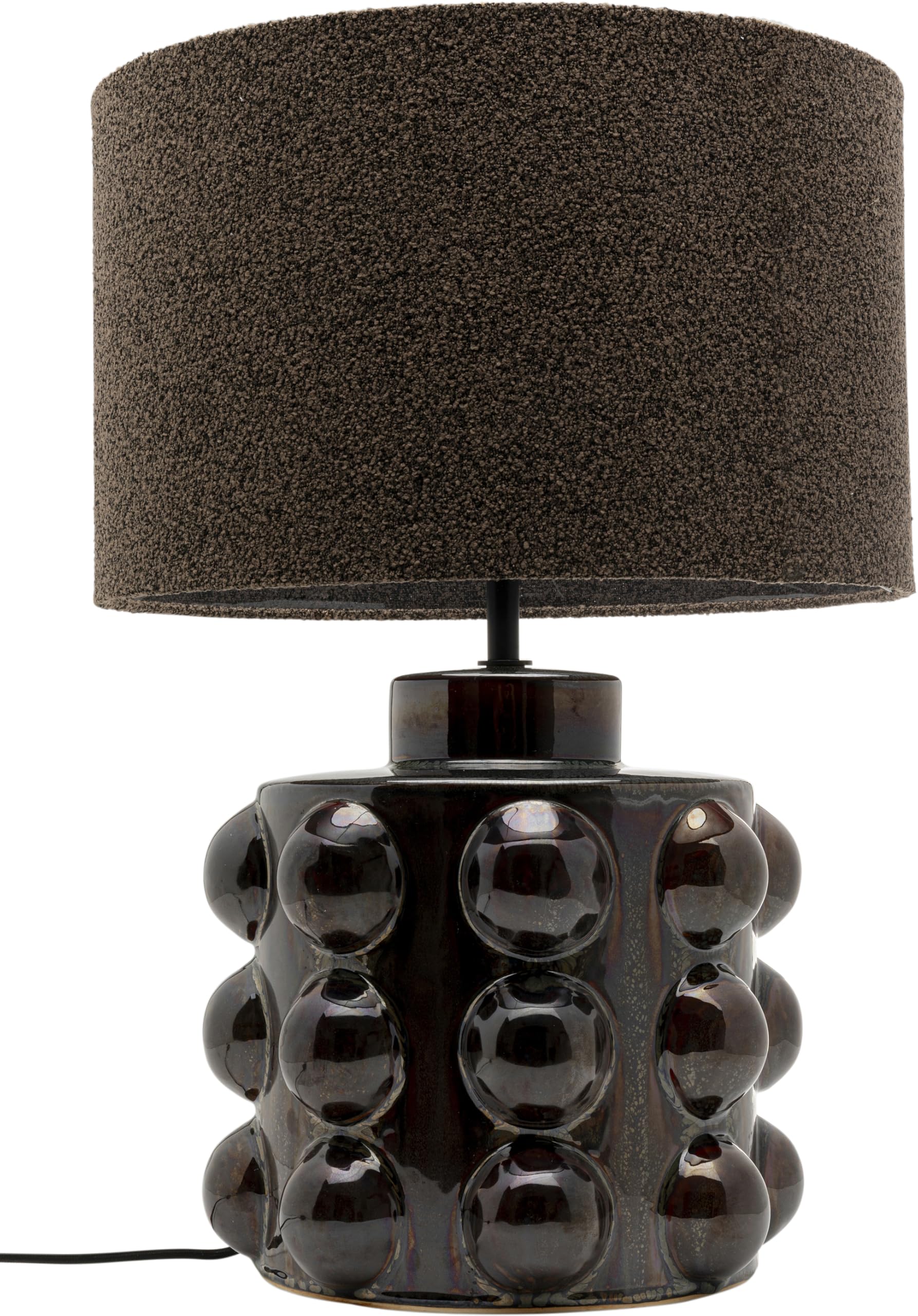 Kare Design Tischleuchte Calamaro, Braun, Tischlampe, Nachttischlampe, Wohnzimmer, Schlafzimmer, Leuchtmittel nicht inklusive, 58x40x40 cm (H-B-T)