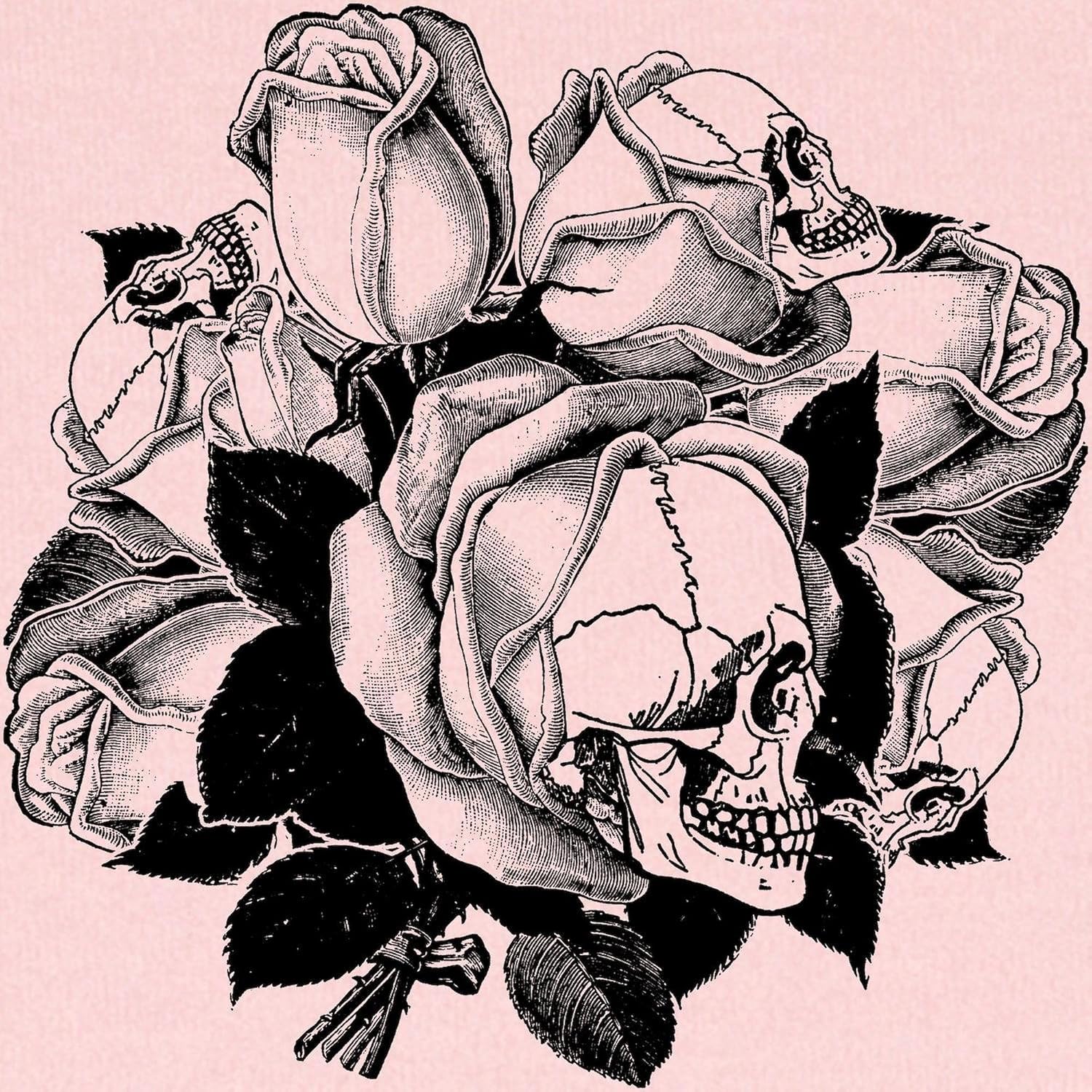 CafePress Skull Roses Baby Blanket, Super Soft Newborn Swaddle