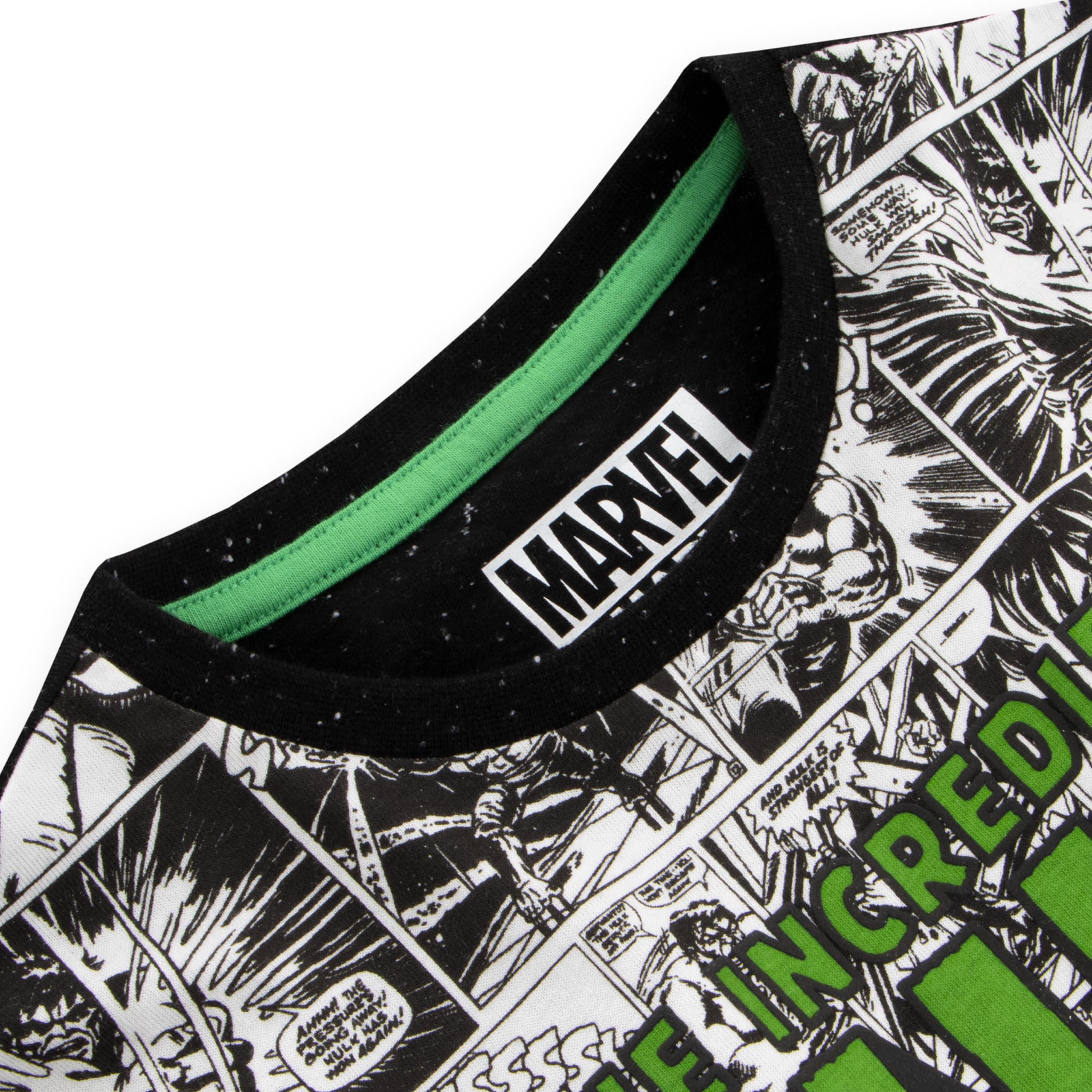 Marvel Camiseta Increíble Hulk Camiseta Niño | Superhéroe Camisetas Niño | Edades 2 a 12 Años