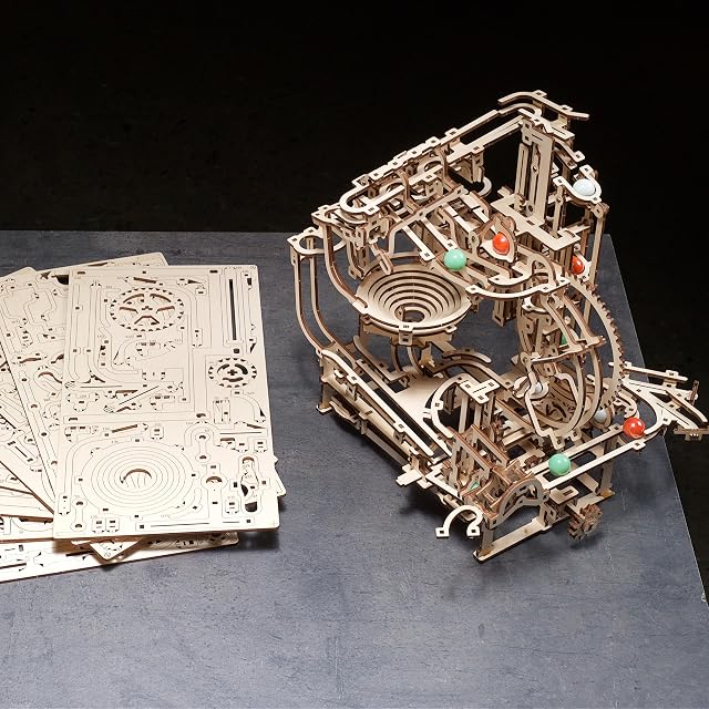 Foto 8 de 8 de Ugears - Maqueta Ugears Marble Run Stepped Hoist k