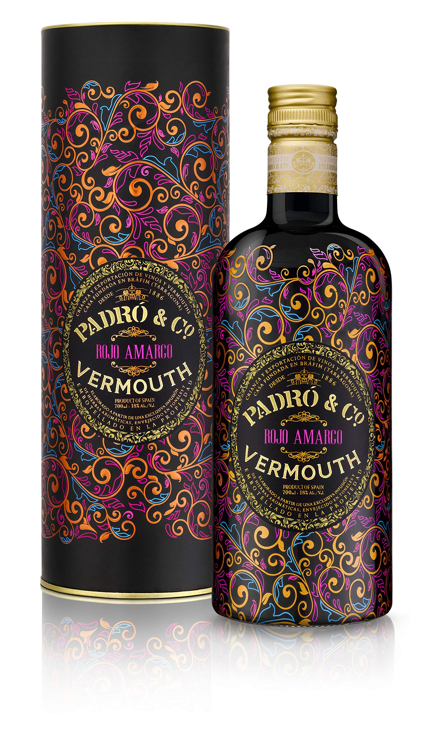 Padro Vermouth "Rojo Amargo" Wermut (3 x 0.75 l)