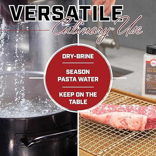 Miniatura 5 de Sal marina portuguesa Fleur De Sel 14oz (paquete de 2) Nuestra sal portuguesa, gourmet hecha a mano, proviene naturalmente de las costas