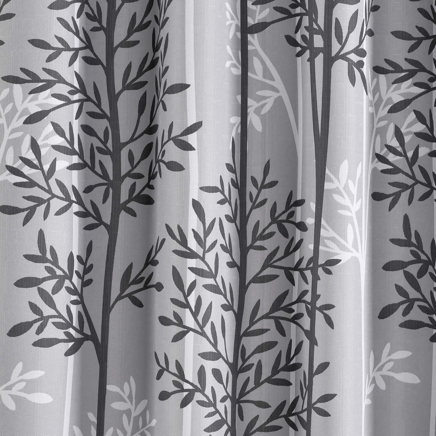 Rеvіеw Prоduсt Lush Decor Gray Linear Tree Blackout Grommet Window Curtain Panel Pair (95 x 38), 95 in x 38