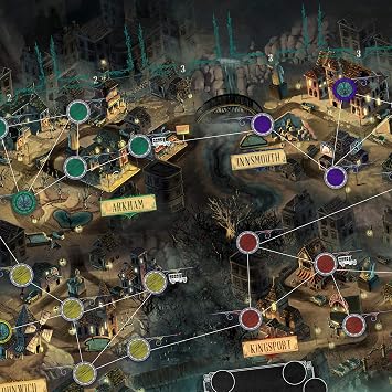 Asmodee Pandemic Reign of Cthulhu Board Game - Investigate and Confront Cosmic Horror, Cooperative Strategy Game, Family Fun for Kids & Adults, Ages 14+, 2-4 Players, 40 Minute Playtime