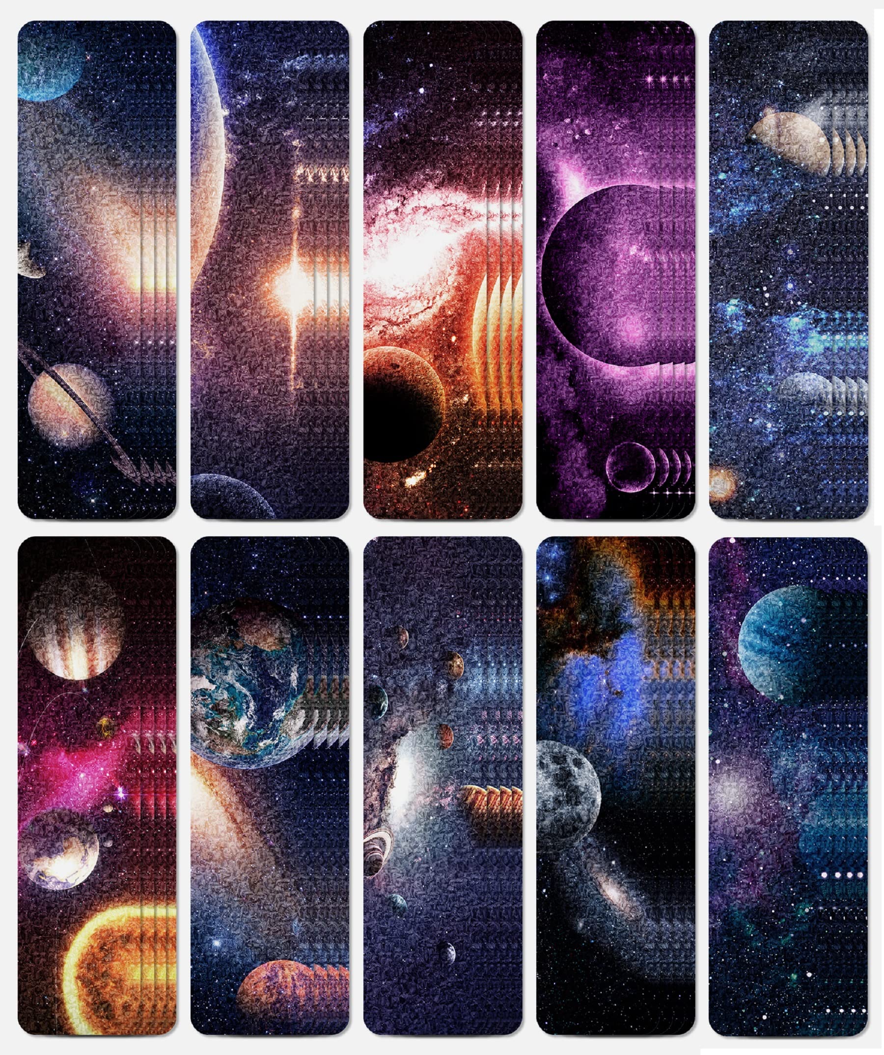 40 Pcs Calm Strips,Calm Strips for Anxiety Sensory Stickers,Fidgets for Classroom Rough Sensory Strips,Sensory Stickers for Anxiety Relief,Calming Strips Calm Down Corner Supply (Planet Space Style)