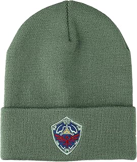 Bioworld The Legend of Zelda Hylian Shield Green Cuff Beanie