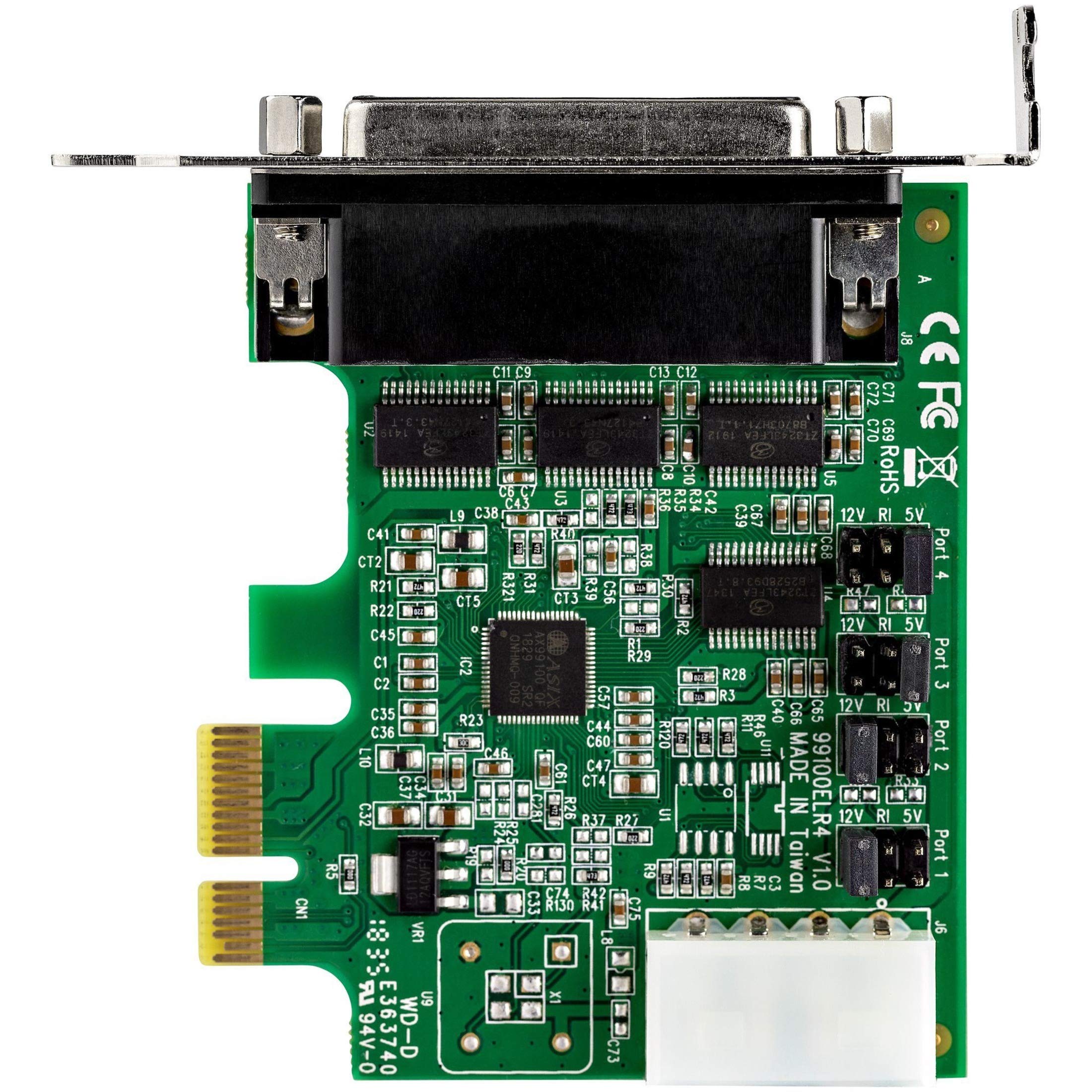 Amazon.co.jp: StarTech.com RS232シリアルアダプタカード／4ポート