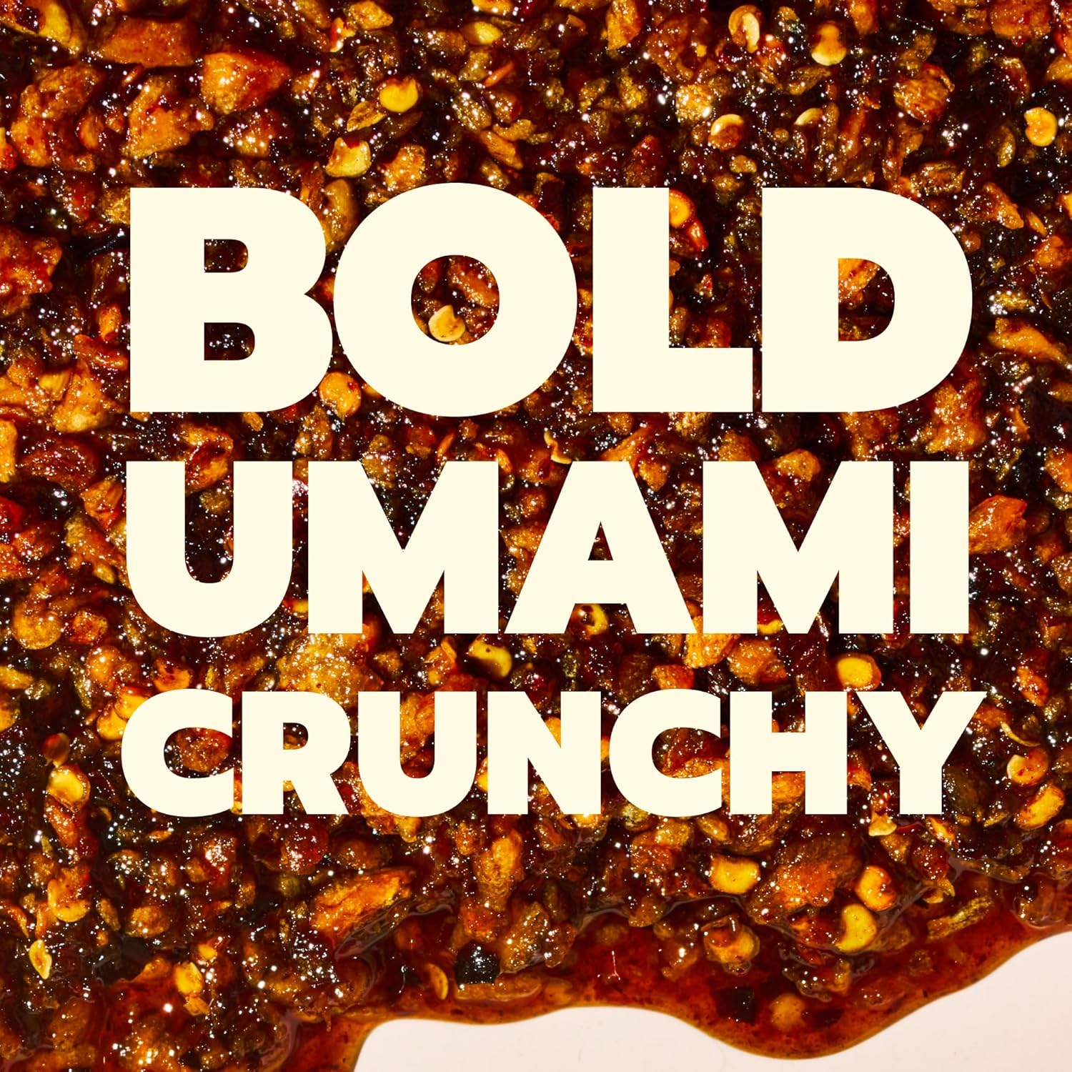 Mama Teav's Mild Garlic Chili Crisp - Mild, Crunchy, Umami Chili Oil with Garlic & Cambodian Chilis - Vegan, Gluten-Free, All-Natural - Cold-Pressed Grapeseed Oil - 16oz Jar