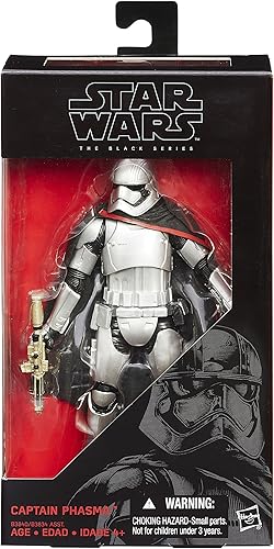 Star Wars: El Despertar de la Fuerza color negro de 6 pulgadas, capitán Phasma