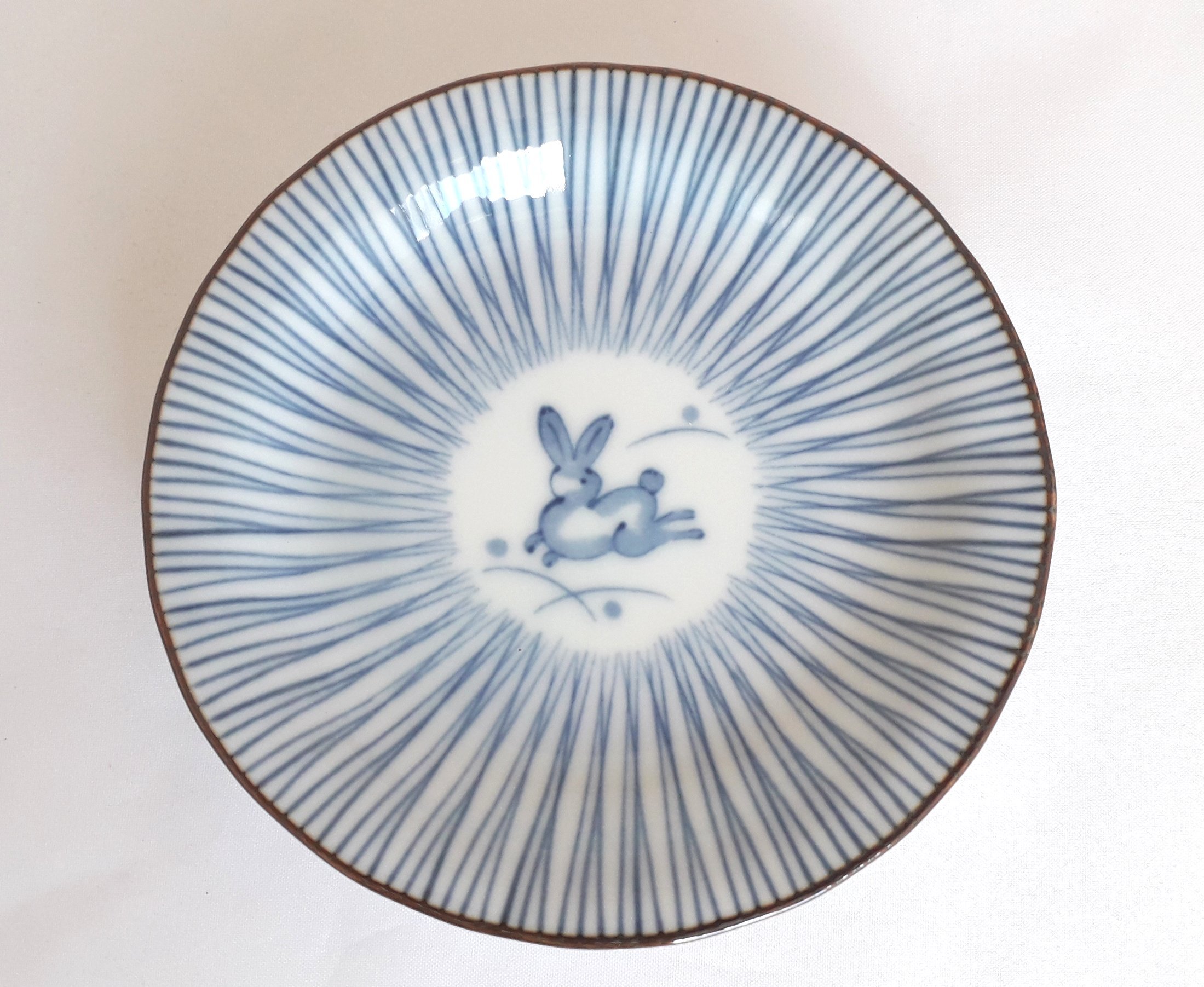 Teller KOZARA japanische Beilagenteller 5er Set hergestellt in Japan Ø 12 cm