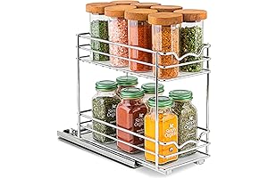 Pull Out Spice Rack , Pull Out Cabinet Organizer For Spices And Cans