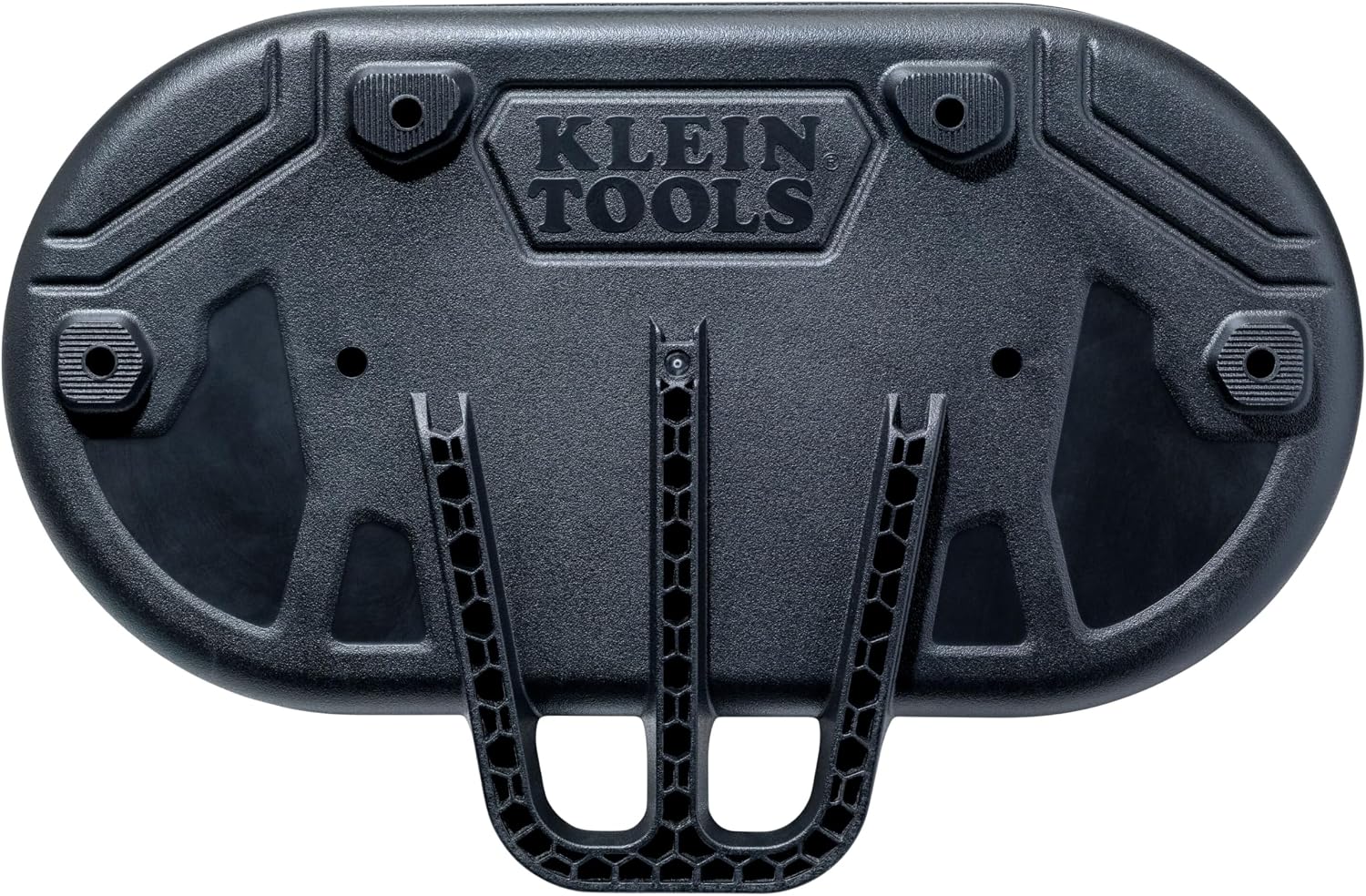 Klein Tools BC530S 20-Inch Deep Oval Bucket, Bucket Work Center S-Hook Compatible, Tool Organizer with 40-Pound Load Rating, Internal Dividers, and Velcro Enclosure