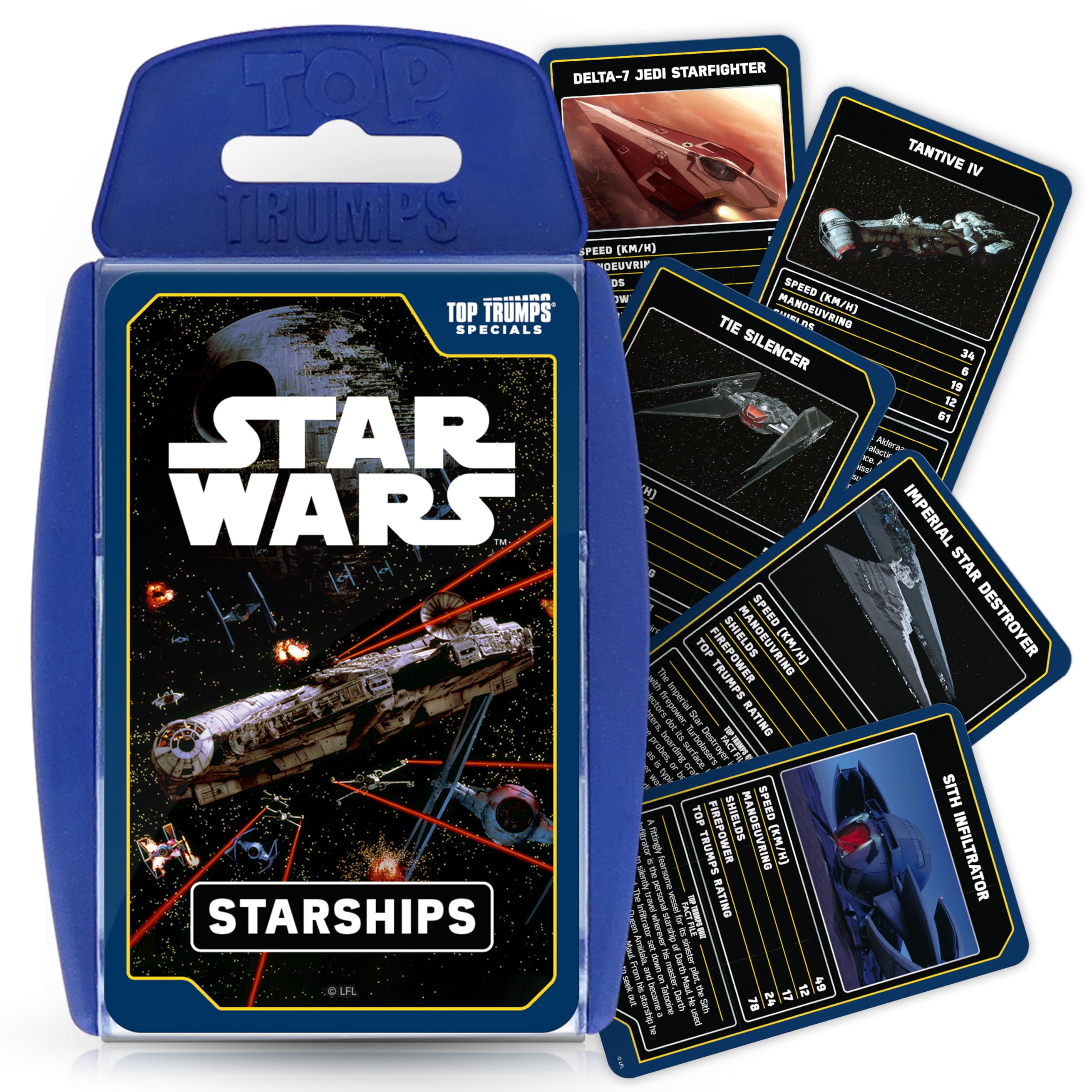 Sponsored Ad – Top Trumps Star Wars Starships Classics Card Game, Play With The Rebel X-Wing, The Imperial Star Destroyer And The Fulminatrix, Educational 2 Plus Players Makes A Great Gift Ages 6 Plus
