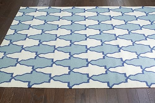 Miniatura 2 de nuLOOM Venice Collection - Alfombra Trina, 5 x 8 pies, color azul