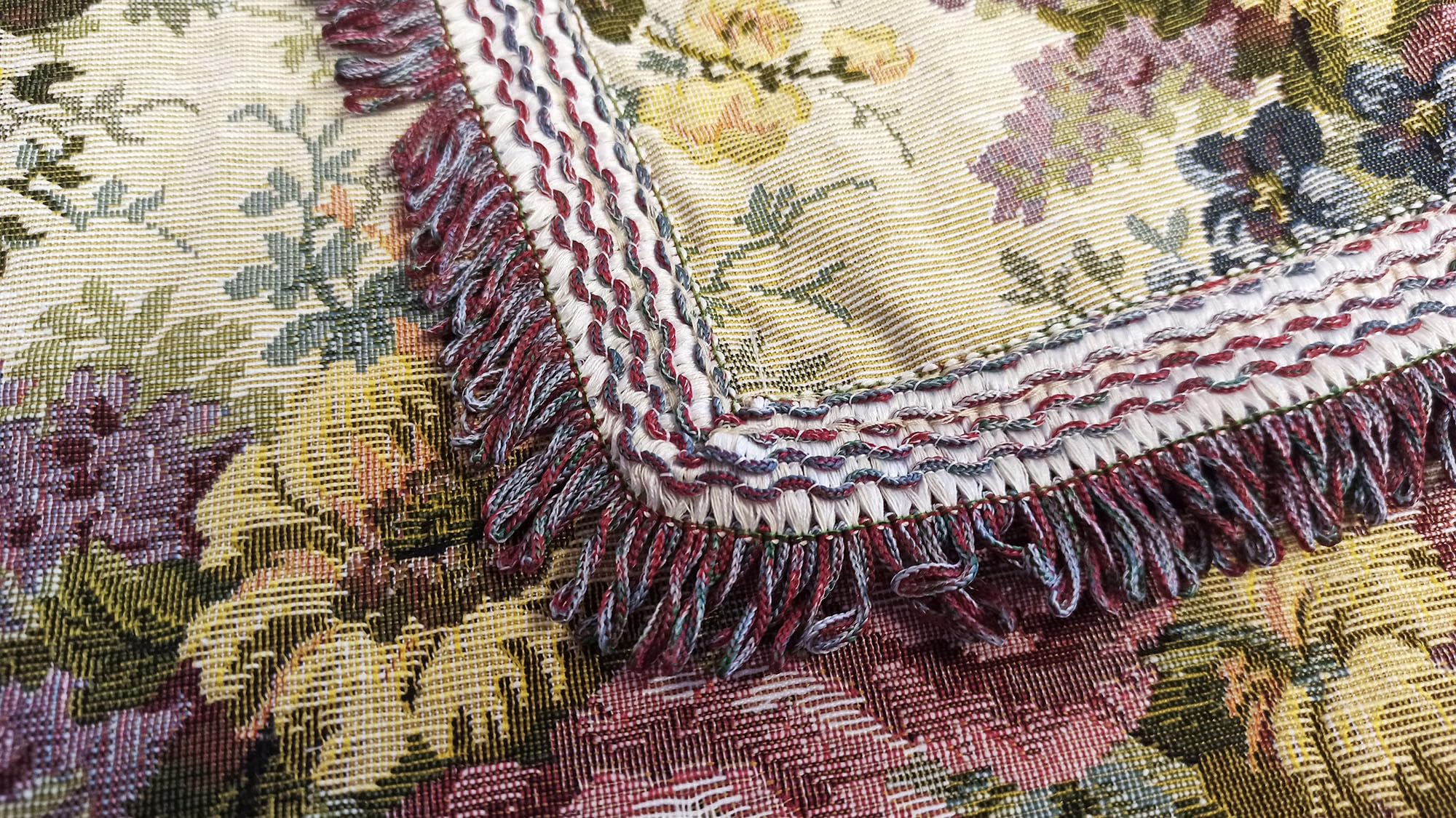Tovaglia ALBA Gobelin Jacquard Fiori Classico 140x240 cm
