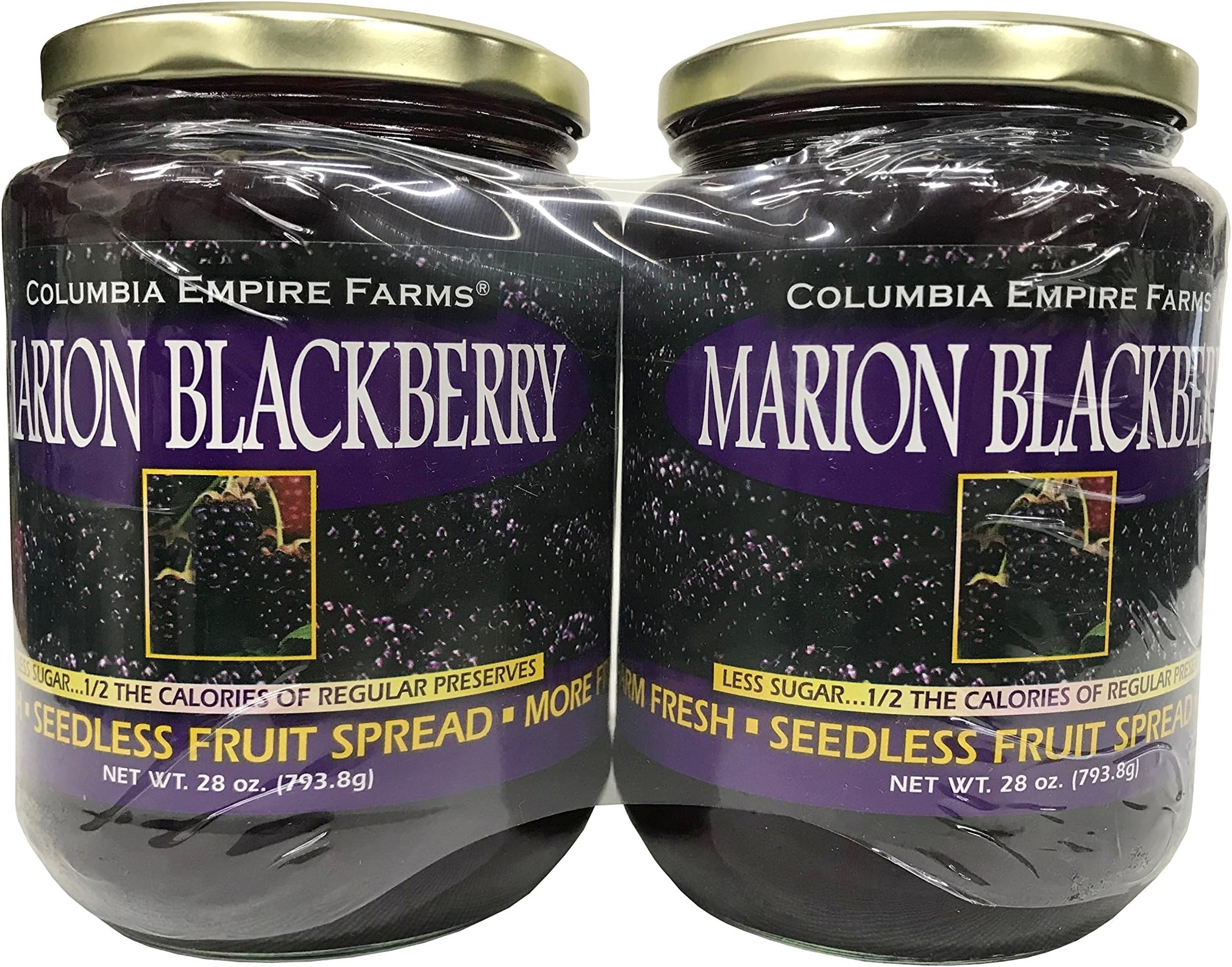 Columbia Empire Farms Marion Blackberry Seedless Fruit Spread 28 OZ 2 Pack