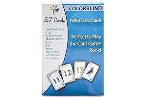 57Cards Colorblind: Fully Plastic Rook Cards