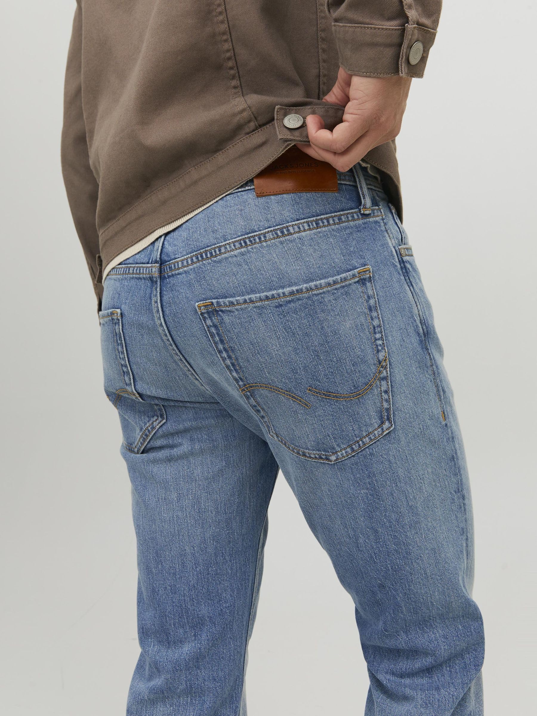 JACK & JONES Tapered Fit Jeans JJIMIKE Jjoriginal SBD 555 Noos Tapered Fit Jeans